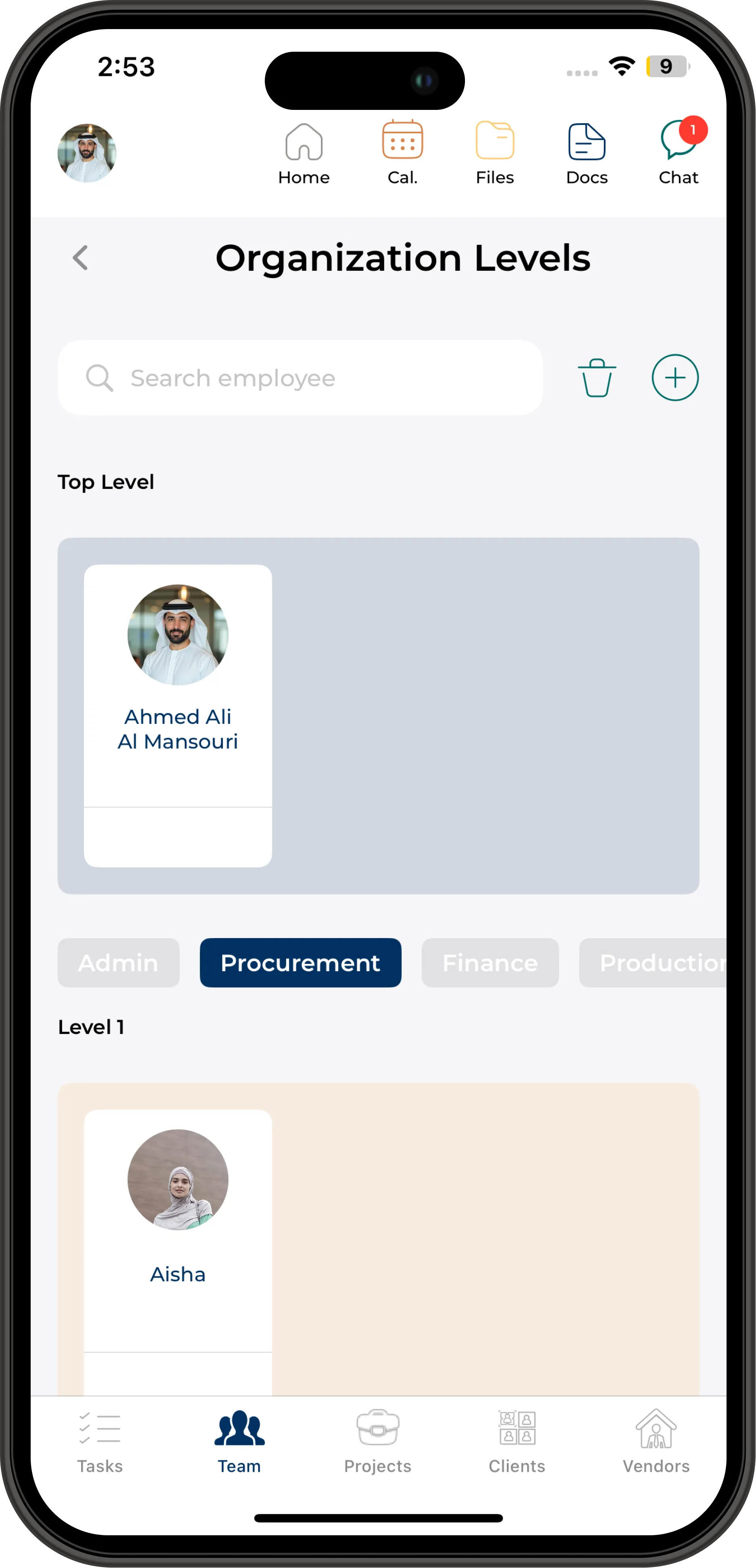 TAIRRAGO Mobile Organization Structure